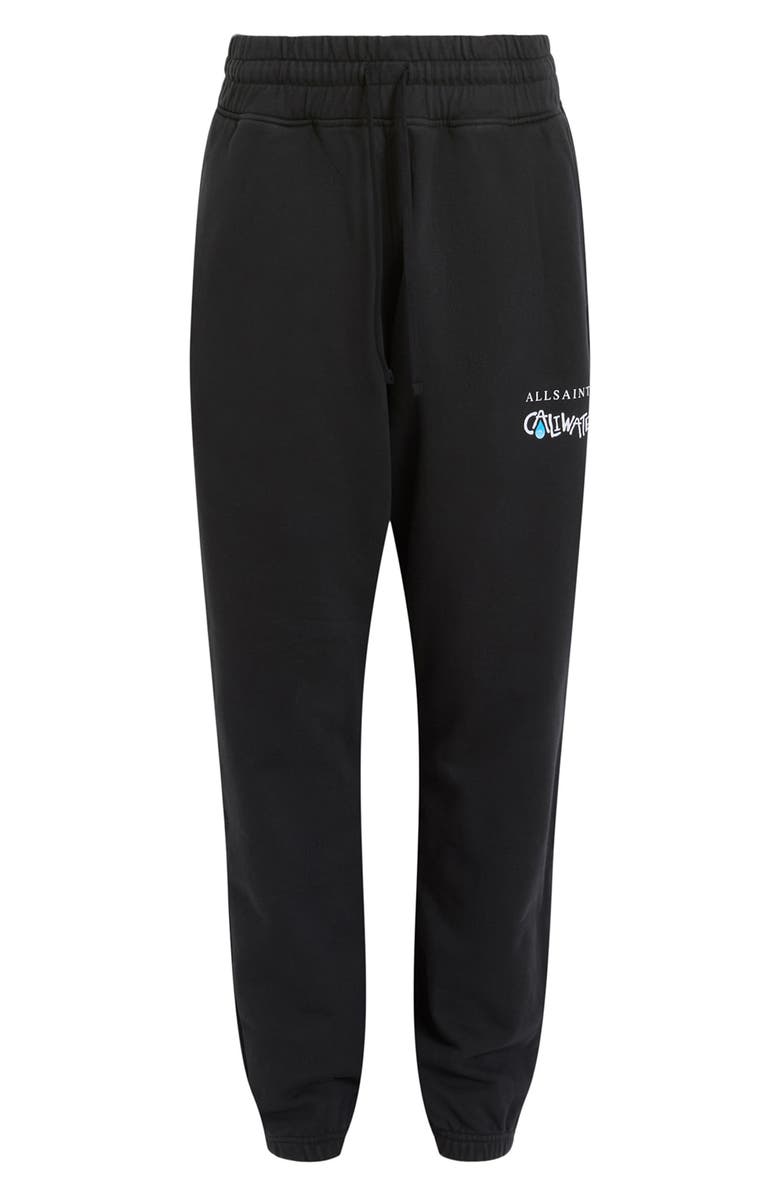 AllSaints x Caliwater<sup>®</sup> Cotton Joggers, Alternate, color, Jet Black