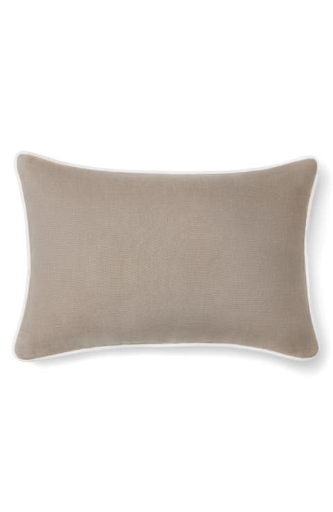 Manarola Reversible Slub Linen Decorative Pillow