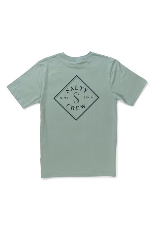 Salty Crew Kids' Tippet Cotton Graphic T-shirt In Mackerel