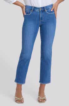 Marilyn Blanket Stitch Detail Ankle Jeans