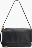 Donna Karan New York Velvet Flap Shoulder Bag