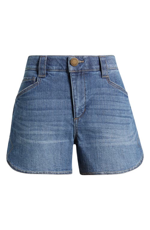 Wit & Wisdom Skyrise Dolphin Hem Denim Shorts