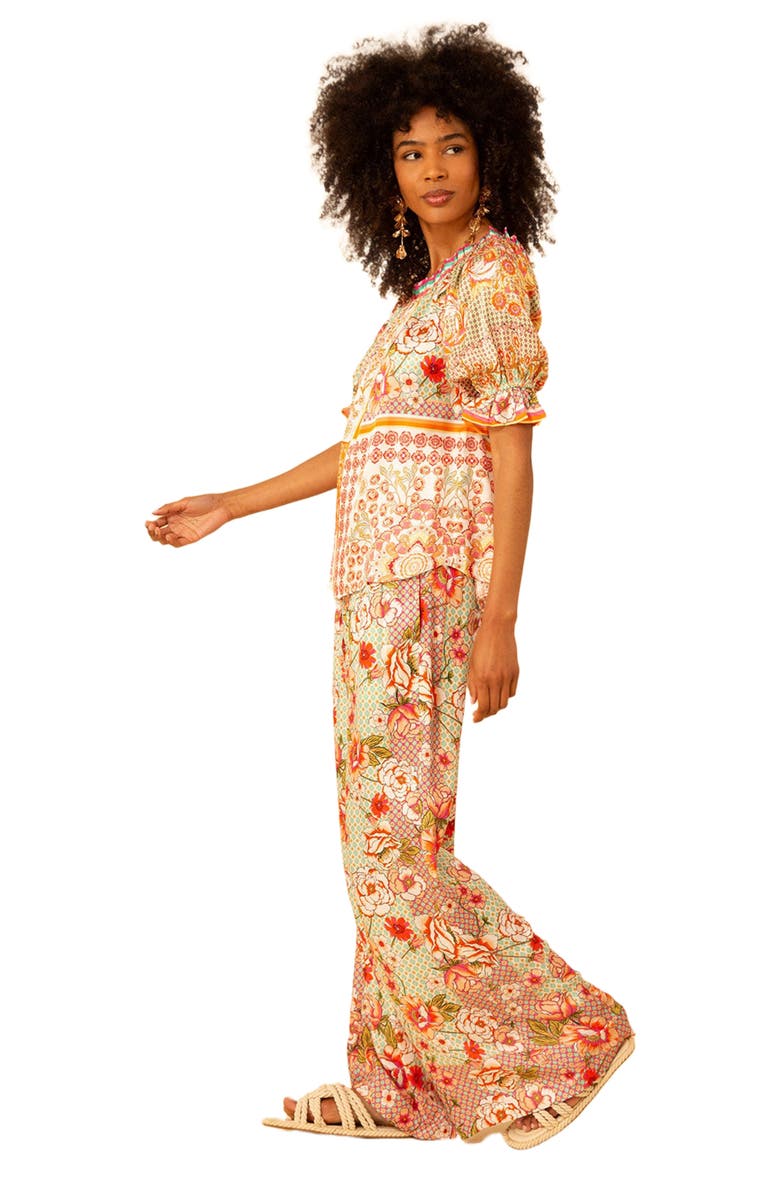 Hale Bob Tatum Charmeuse Balloon Sleeve Top, Alternate, color,