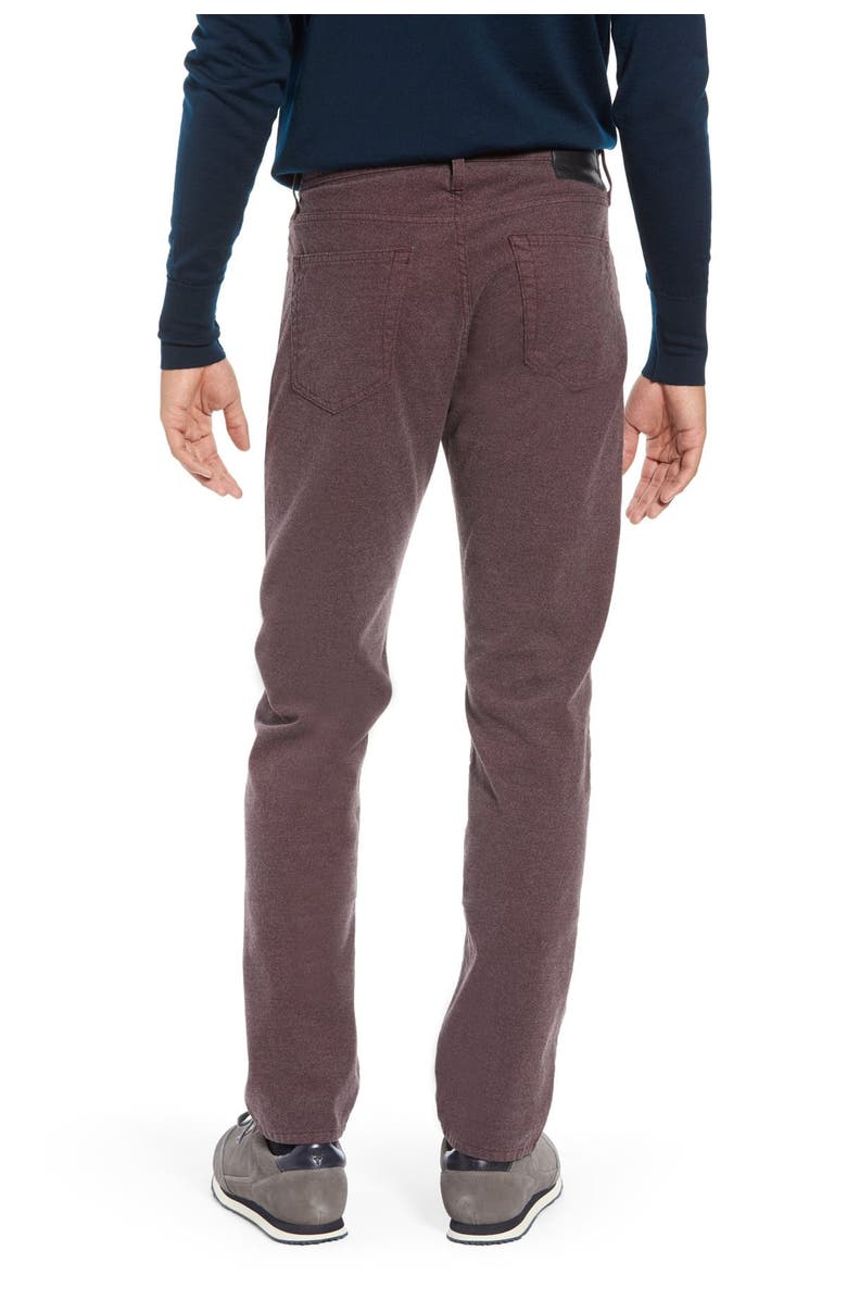 AG Tellis Slim Fit Five-Pocket Pants, Alternate, color, Rich Carmine