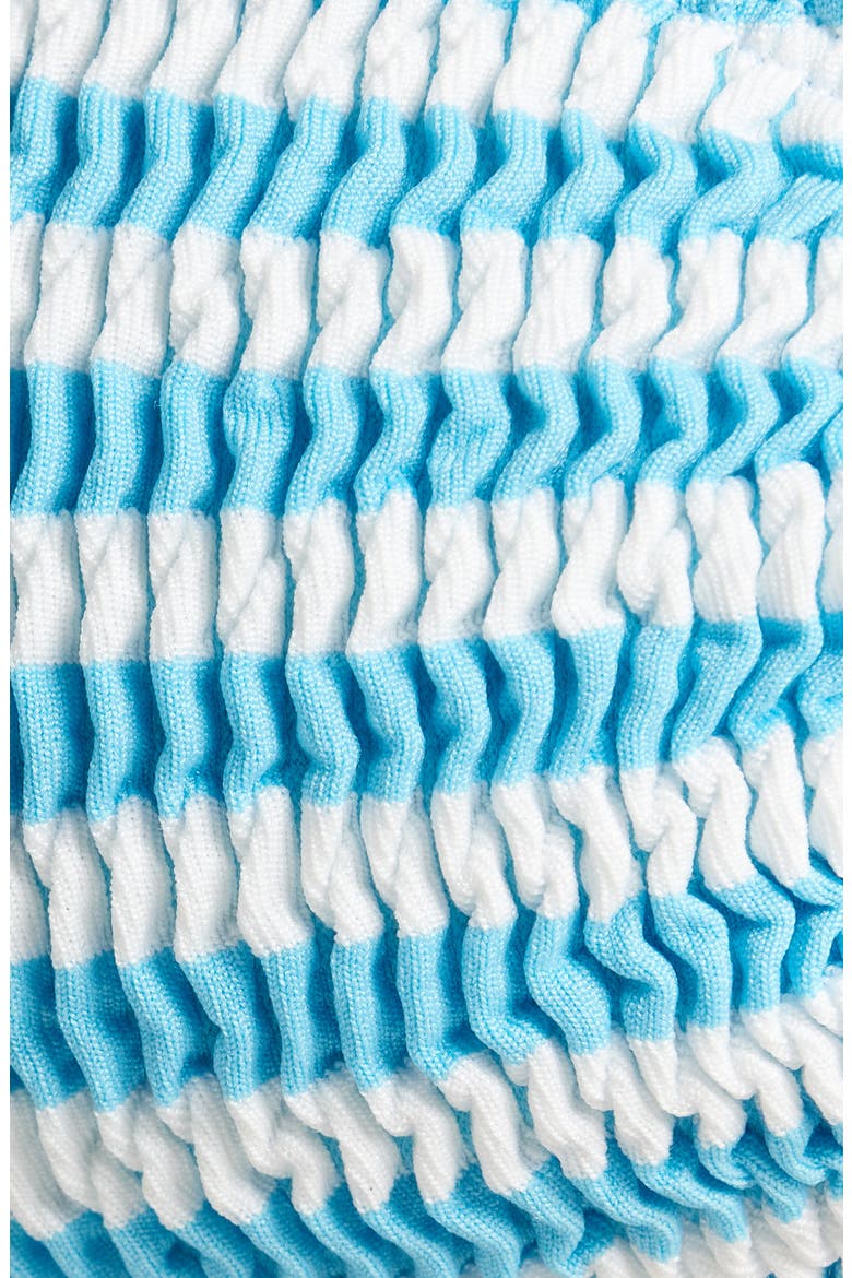 Bali Colorblock Bikini Top, Alternate, color, SUNSHINE AZURE STRIPE