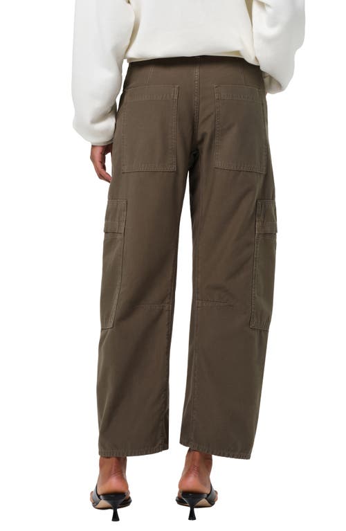 Citizens Of Humanity Marcelle Low Rise Barrel Corduroy Cargo Pants In Dogwood