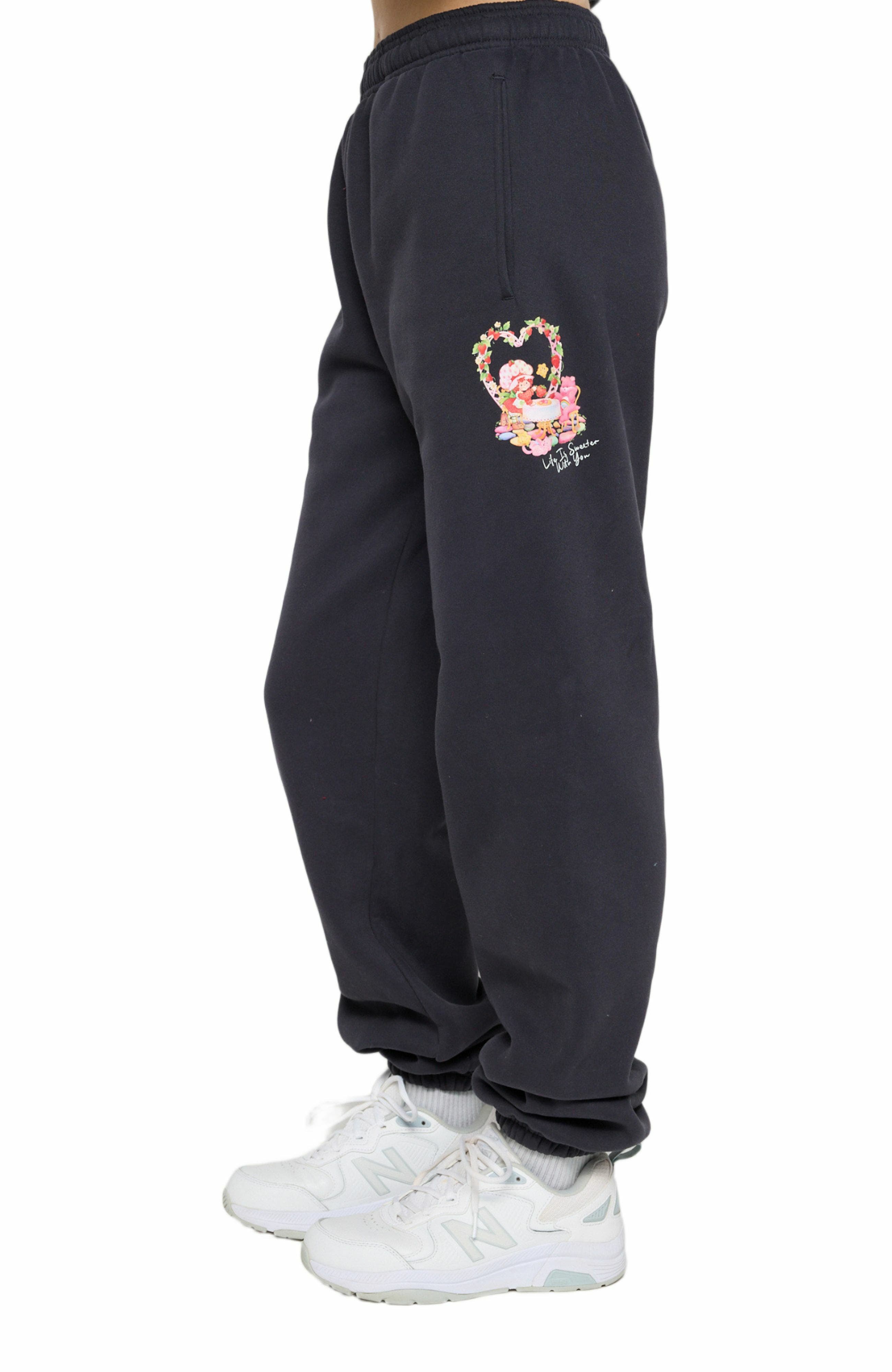 | Life Is Sweet Sweatpants , Black , X-Large , 5 - image 2