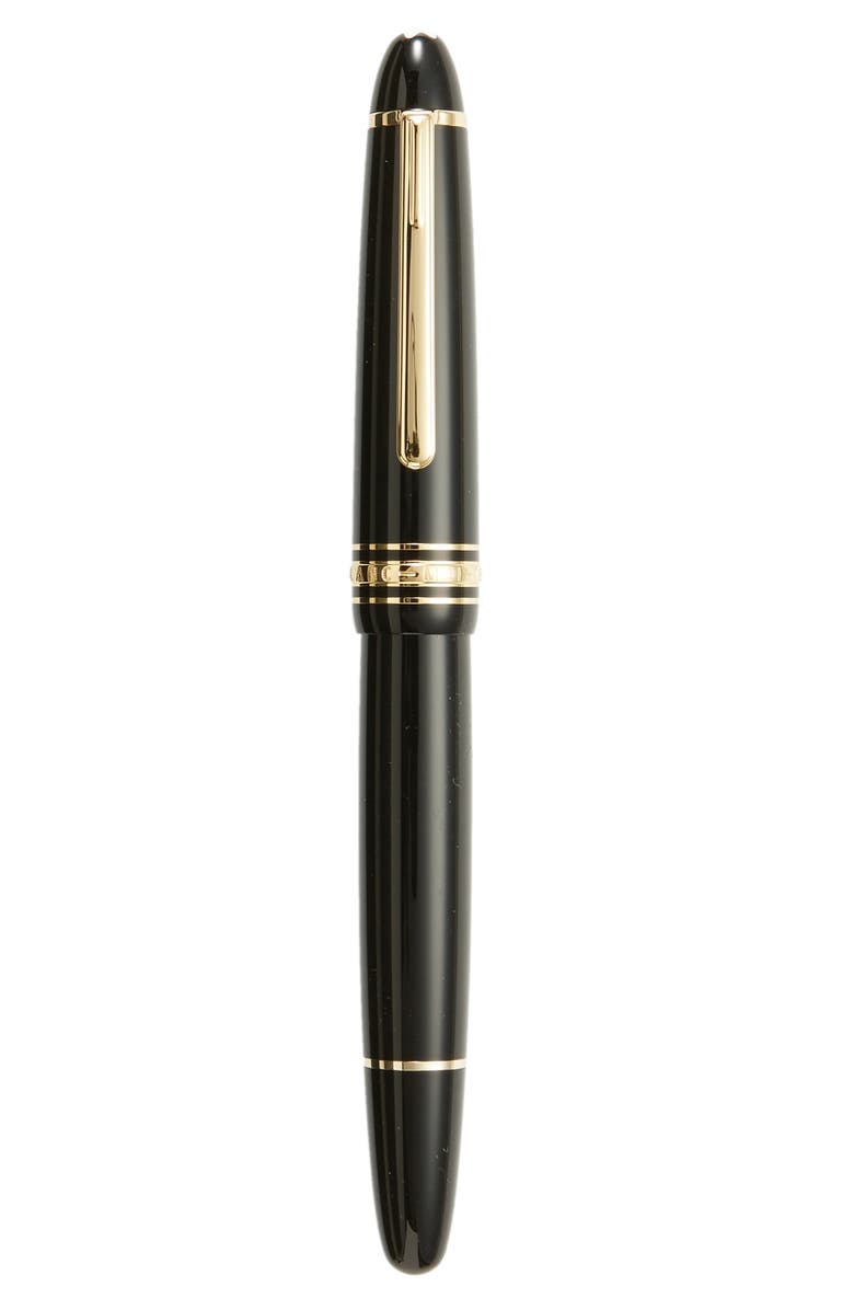 Montblanc Meisterstück Gold Coated LeGrand Rollerball Pen, Main, color, Black