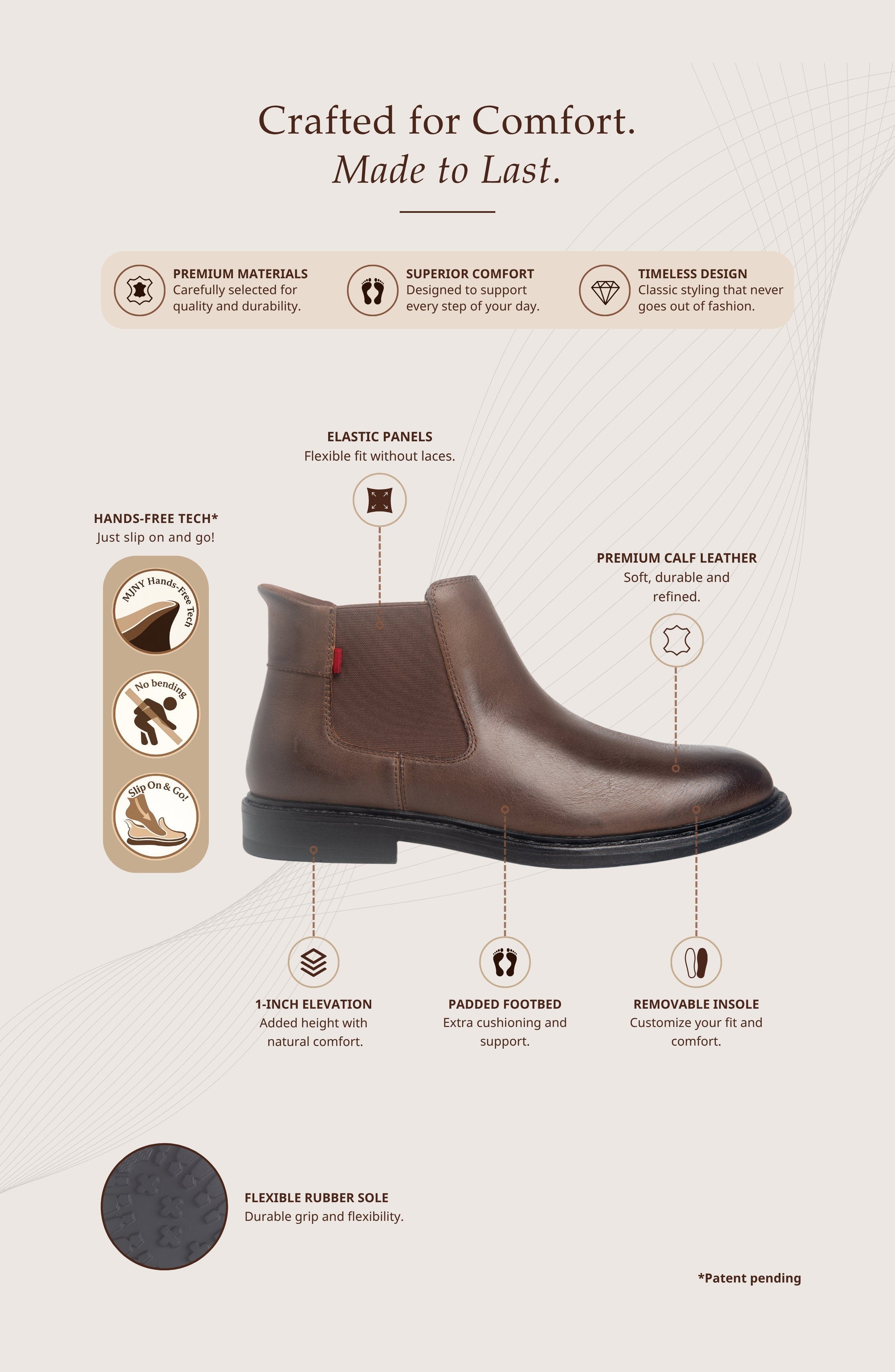 Marc Joseph New York Jackson Street Hands Free Technology Leather ...