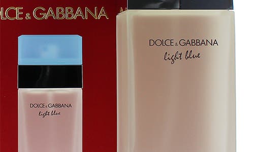 Dolce & Gabbana Dolce&gabbana Light Blue Eau De Toilette Set $225 Value In Transparent