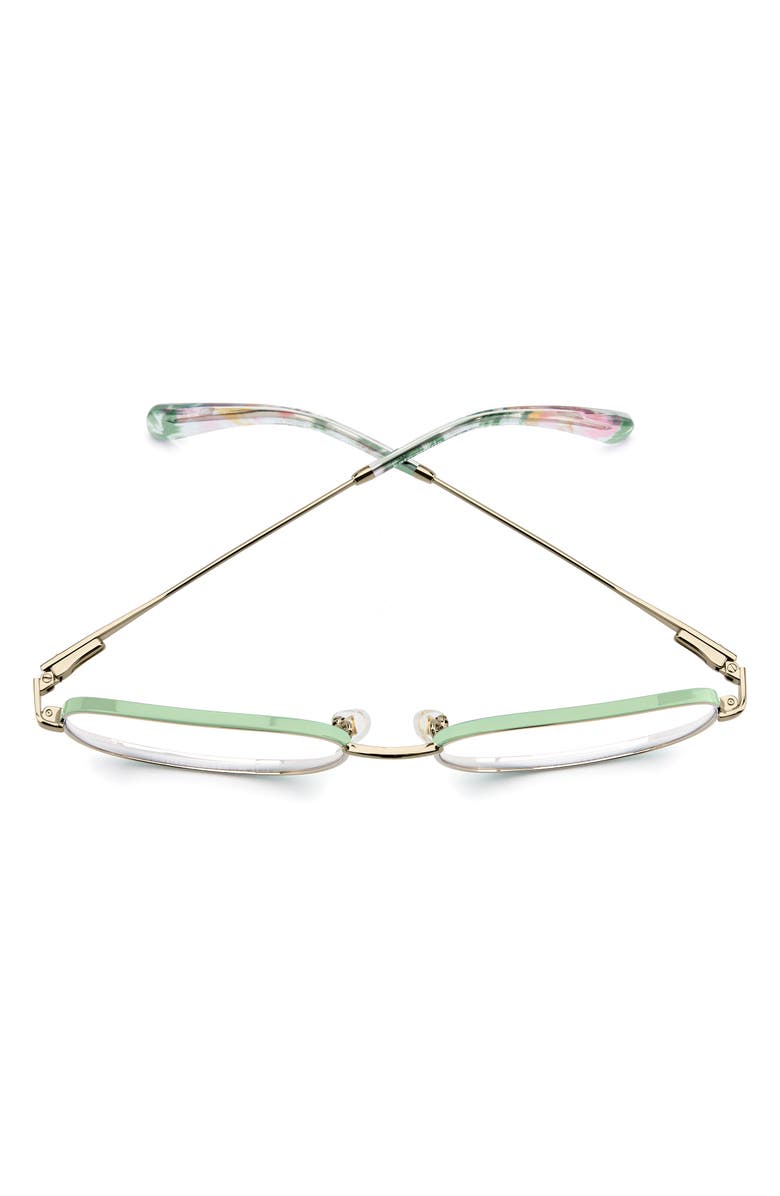 Kate Spade New York josee 53mm square reading glasses, Alternate, color,