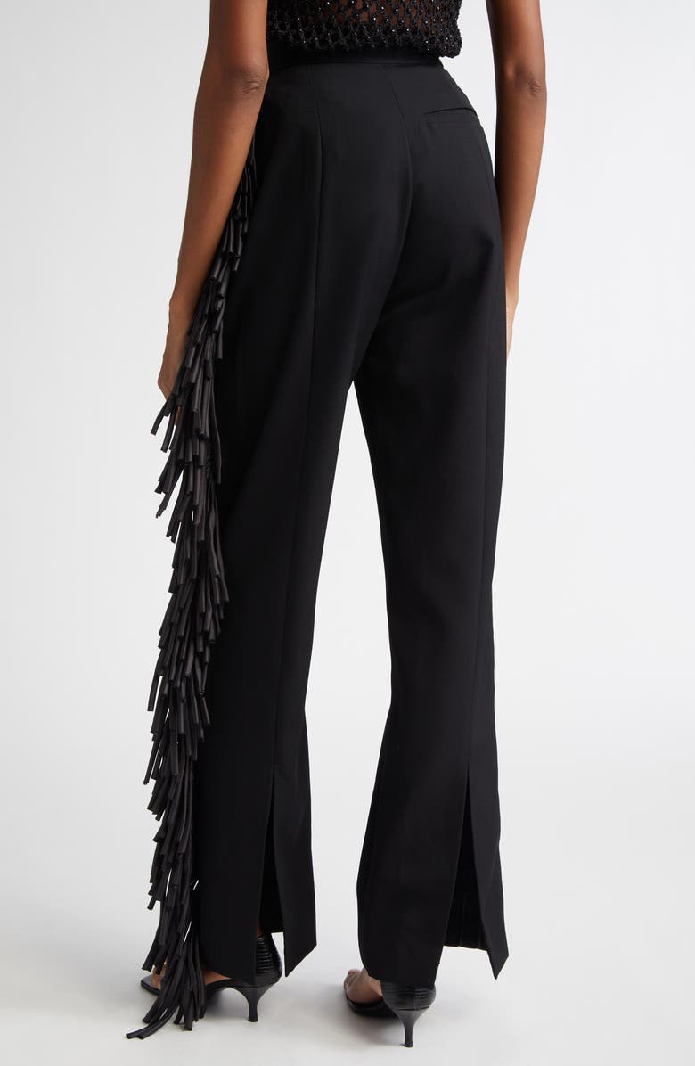 Diotima Langley Fringe Detail Wool Pants, Alternate, color,