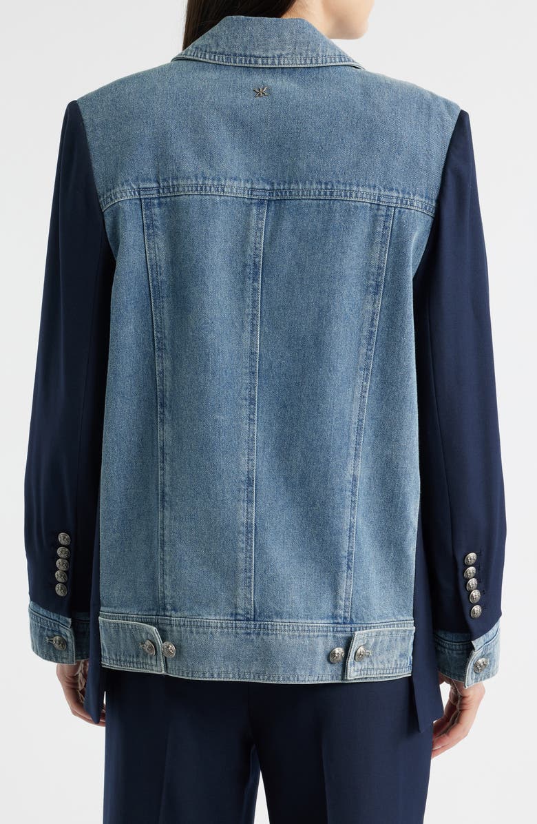 KOBI HALPERIN Sylvia Contrast Trim Blazer, Alternate, color, 