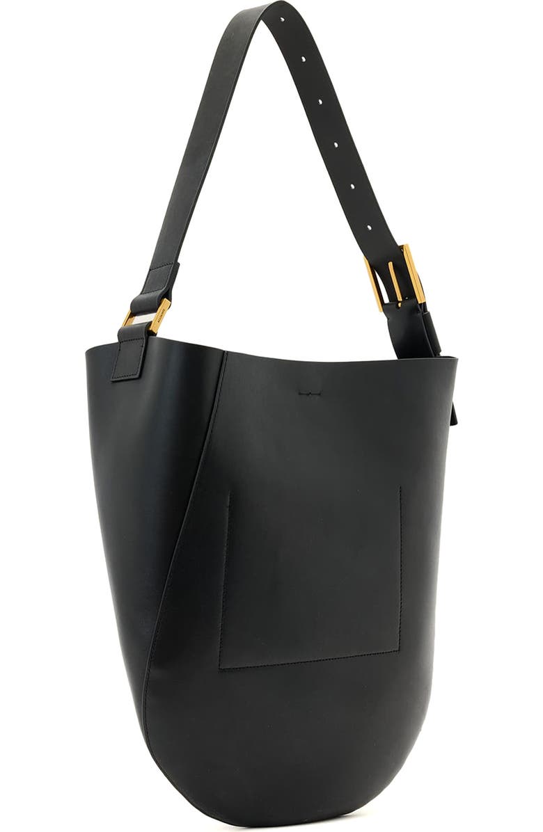 AllSaints Luna Hobo Shoulder Bag, Alternate, color, Black