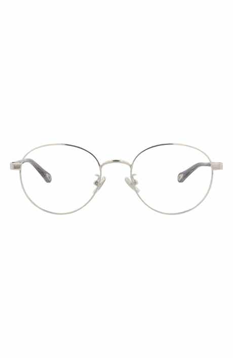 Chloé 52mm Round Optical Glasses
