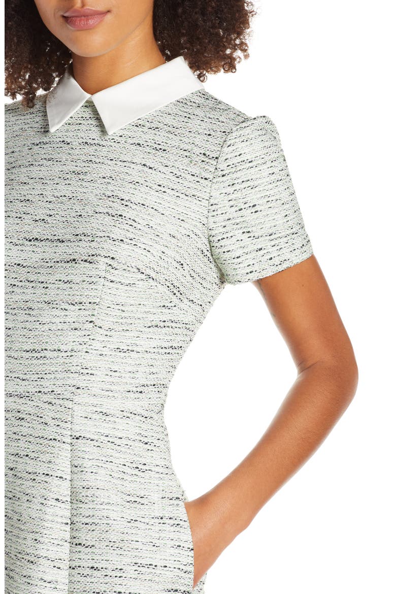 Tatum Highland Tweed A-Line Dress, Alternate, color, GREEN MULTI