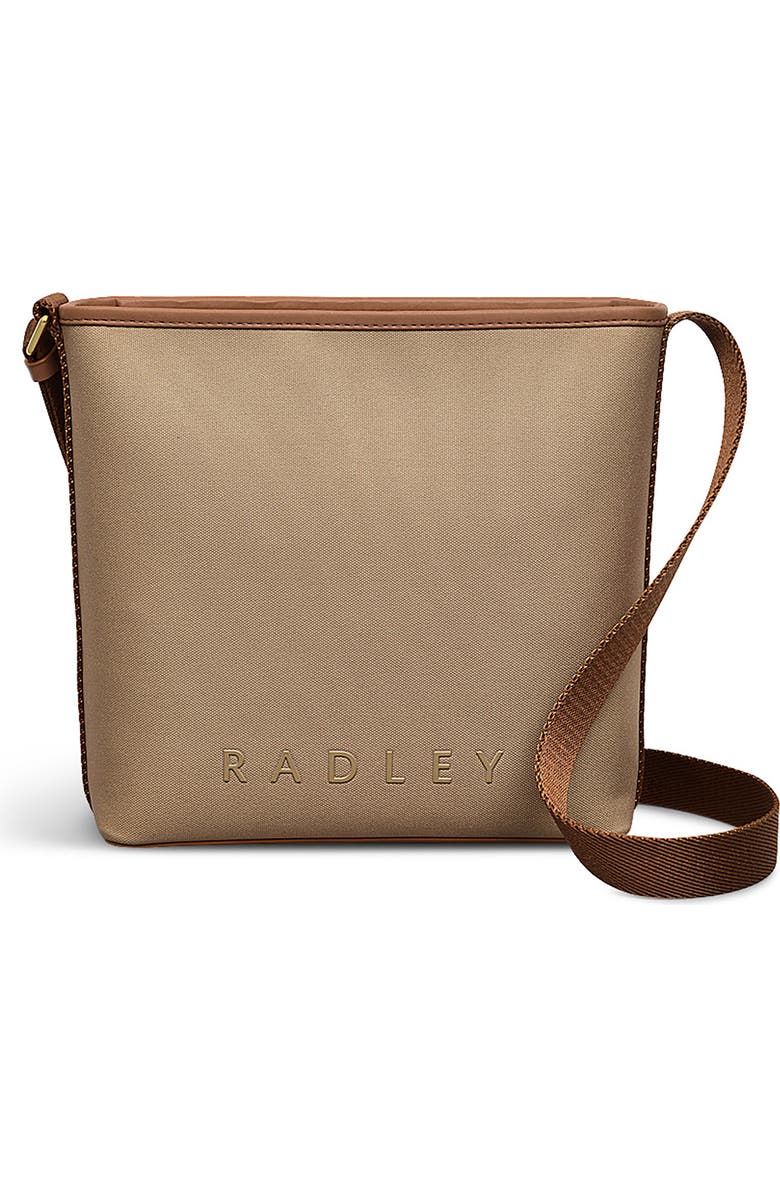 Radley Medium Addison Lane Recycled Polyester Crossbody Bag, Main, color, Silt