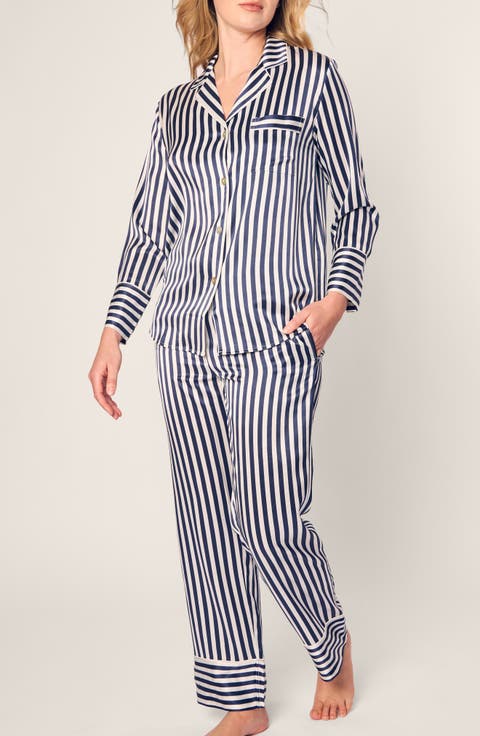 Bengal Stripe Silk Pajamas