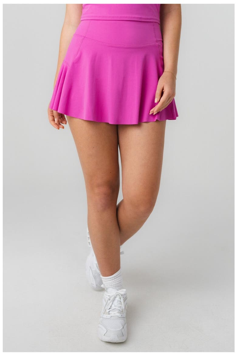 Cloud II Tennis Skort, Main, color, Fuchsia