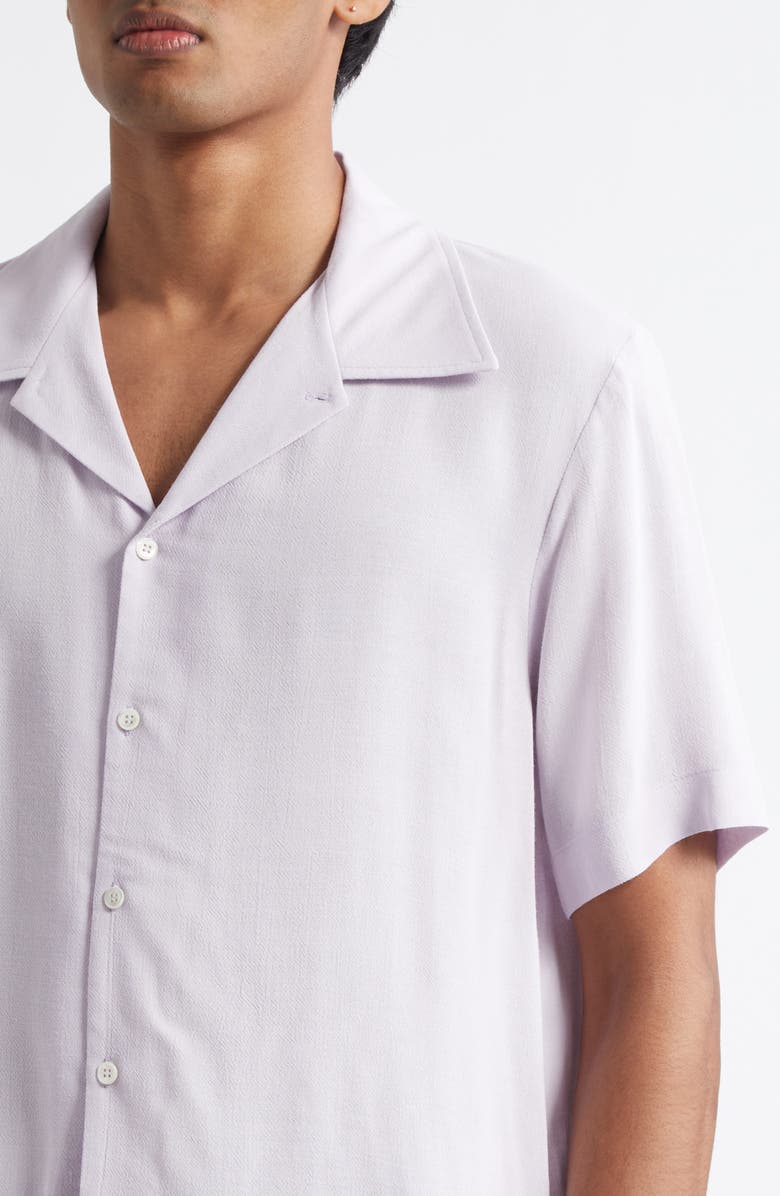 Séfr Noam Short Sleeve Button-Up Shirt, Alternate, color, Arizona Lilac