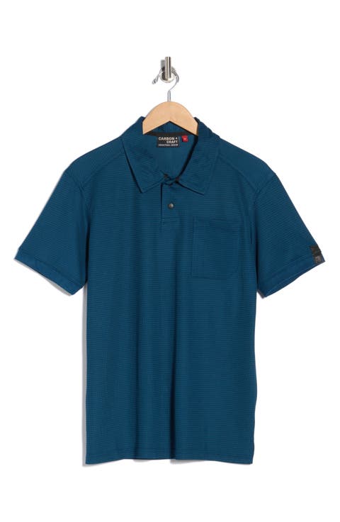 Grid Jacquard Polo