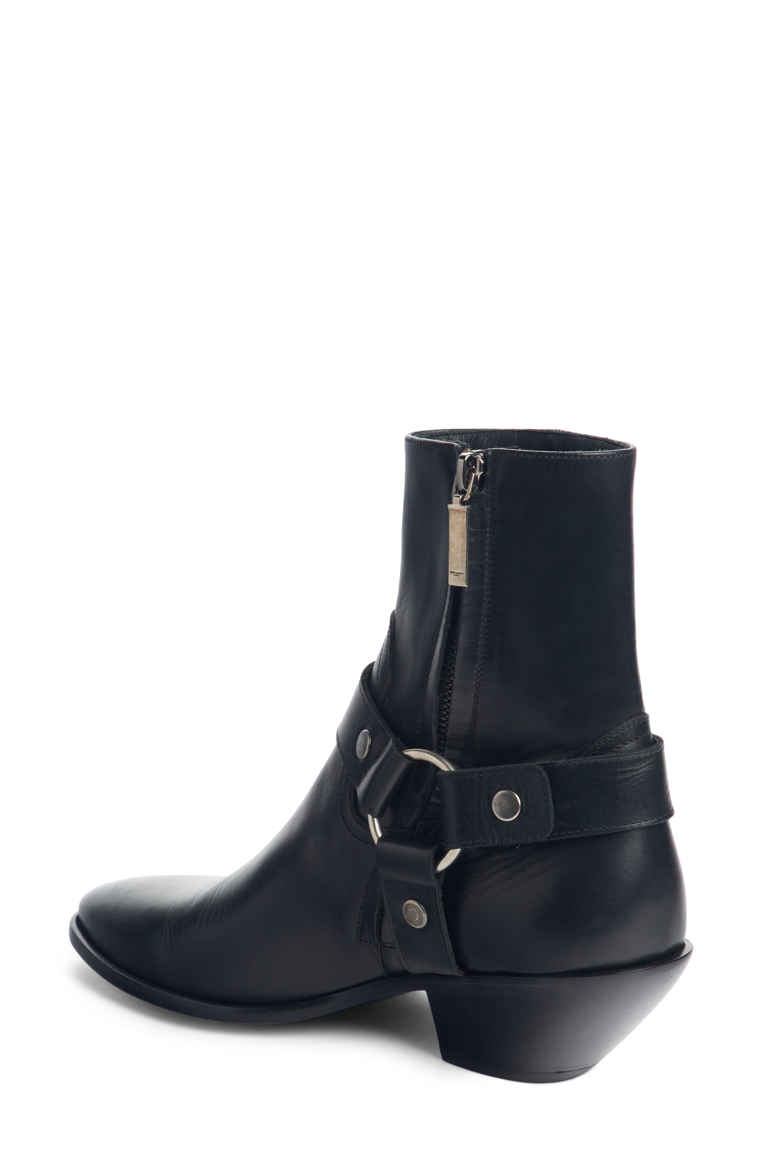 Western Bootie, Alternate, color, BLACK