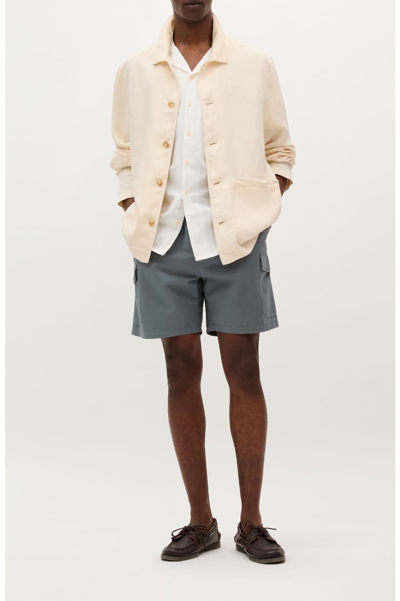 Cruz Linen Cargo Shorts, Alternate, color, Duck
