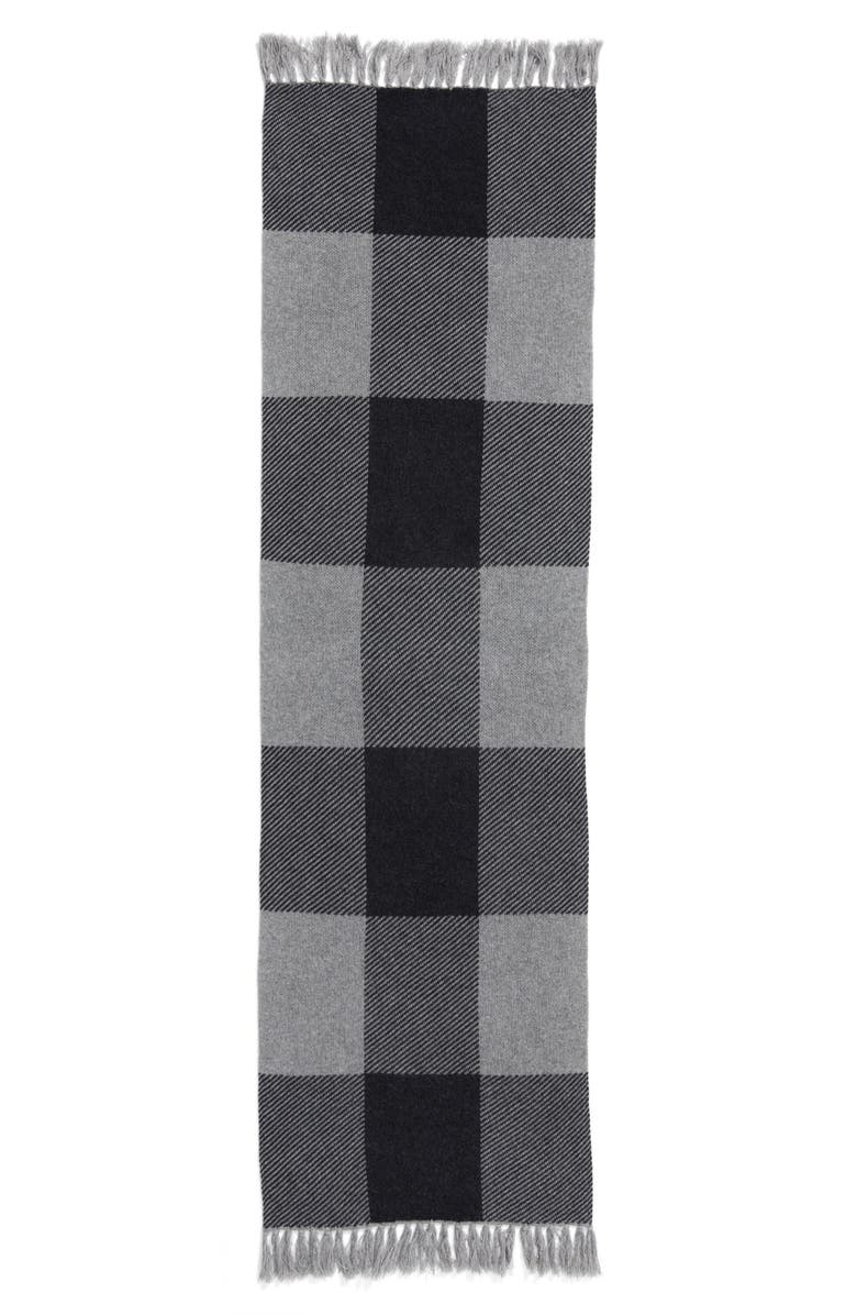 Halogen<sup>®</sup> Buffalo Check Cashmere Scarf, Alternate, color, 