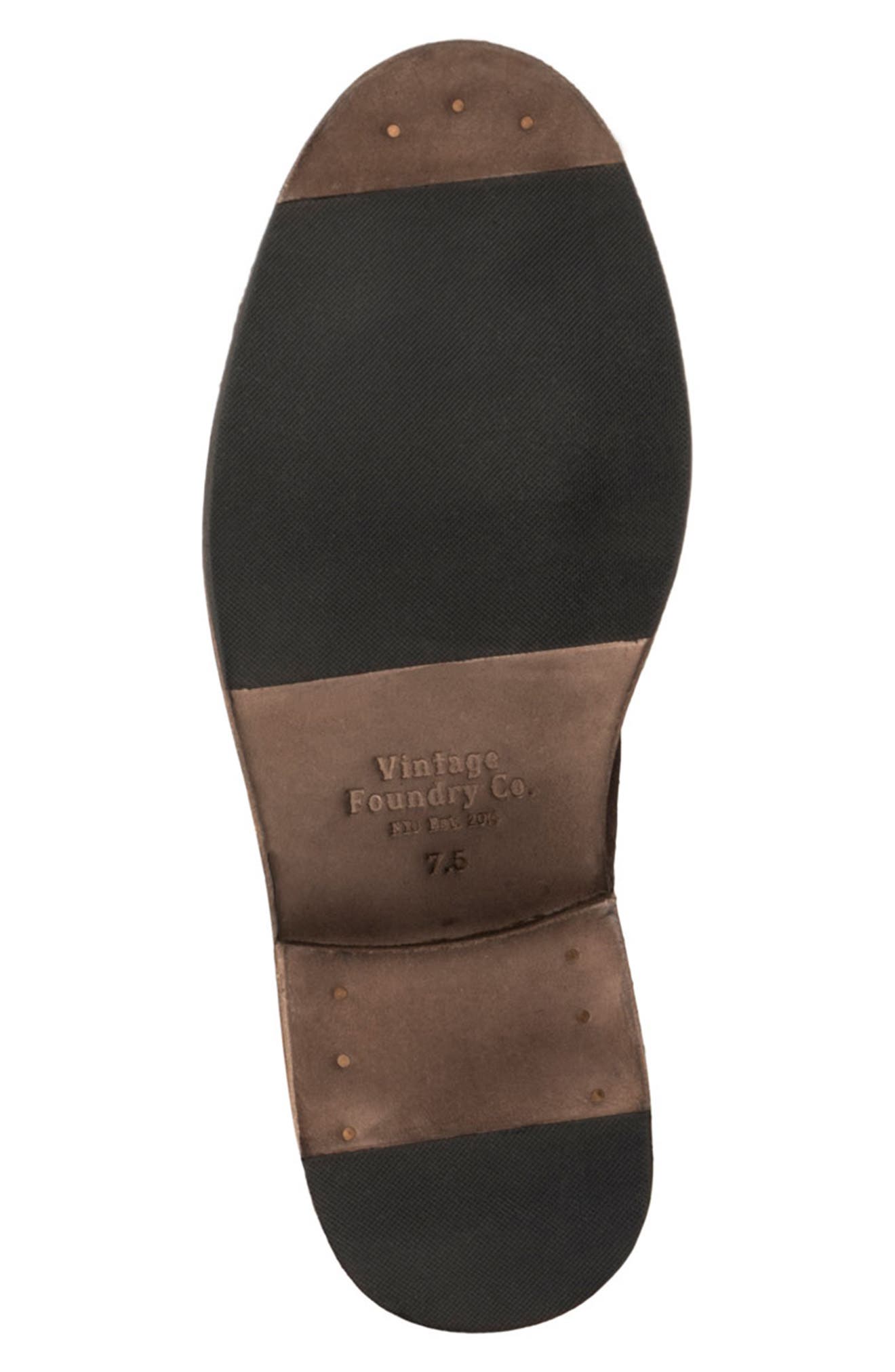 VINTAGE FOUNDRY Evelyn Topstitched Boot, Alternate, color, Brown