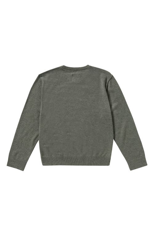 RVCA RVCA KIDS' SLOWDRIVE GRAPHIC CREWNECK SWEATER 