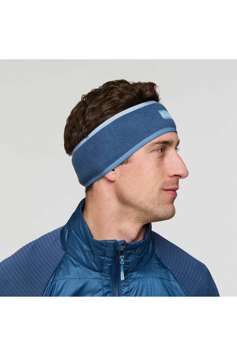 Teca Fleece Headband, Alternate, color, Deep Sea