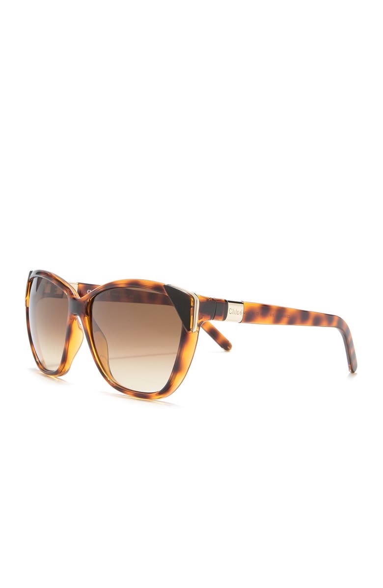 Chloé 60mm Retro Sunglasses, Alternate, color,