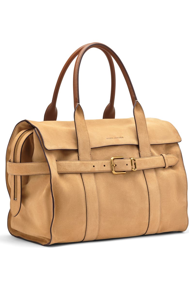 Marc Jacobs The Suede Dakota Tote, Alternate, color, Sahara