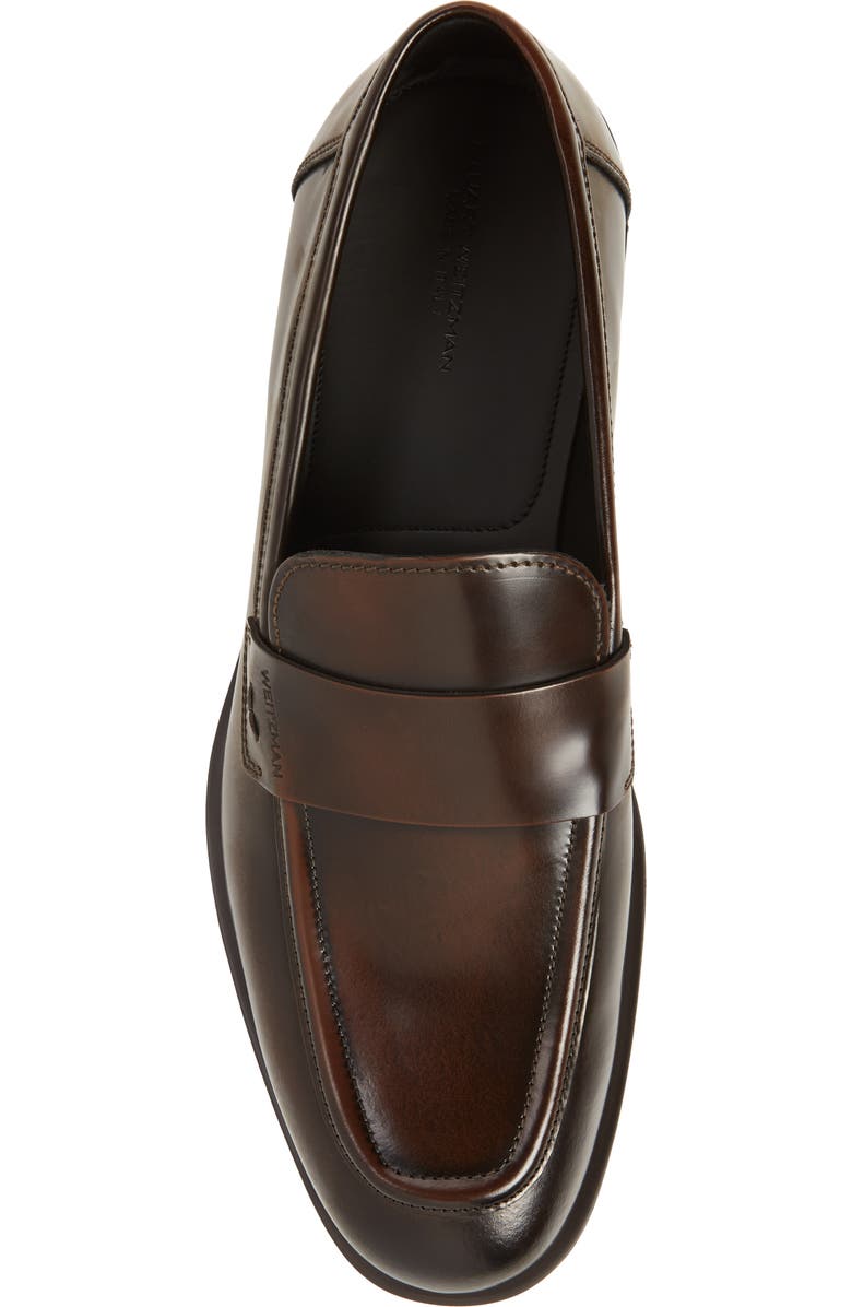 Stuart Weitzman Club Classic Loafer, Alternate, color, Cognac