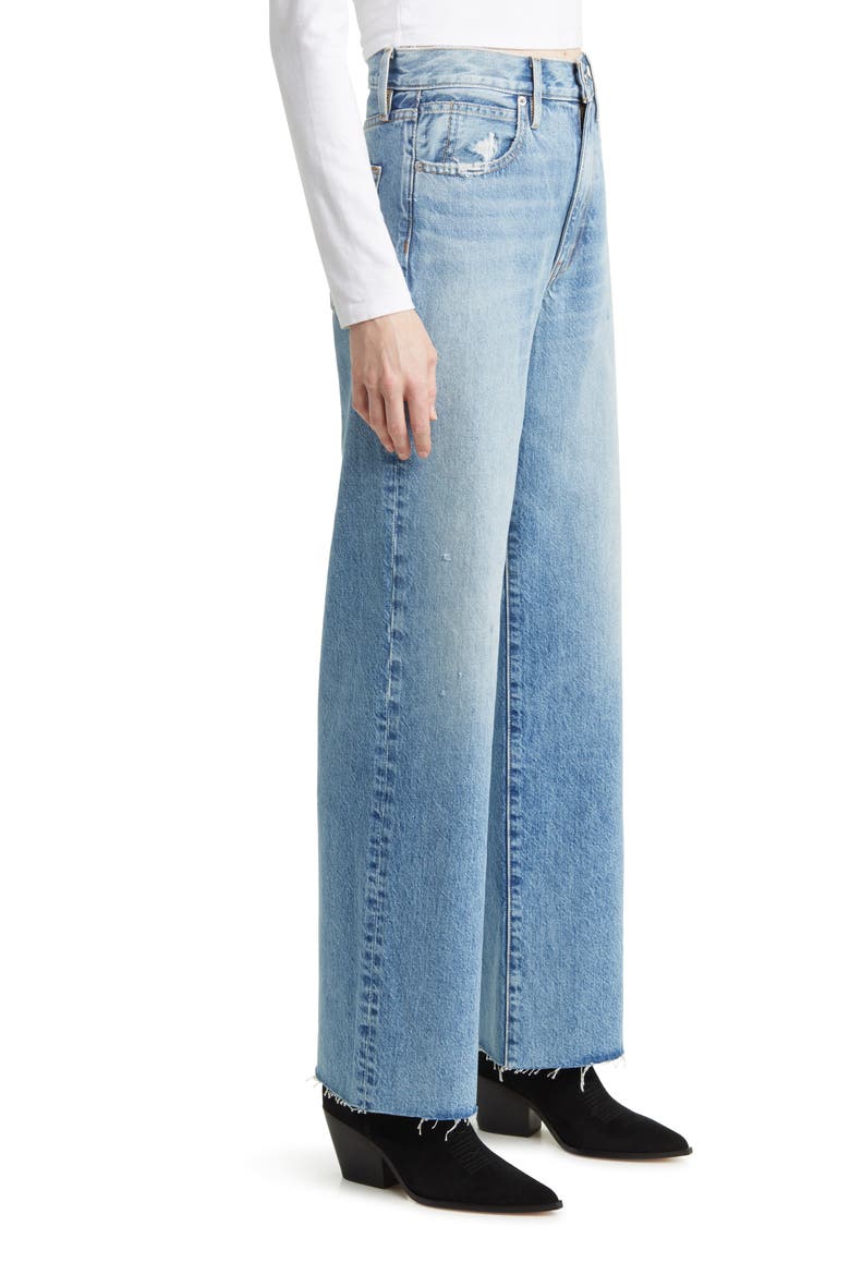 Grace Cotton Wide Leg Jeans, Alternate, color, OUT OF REACH