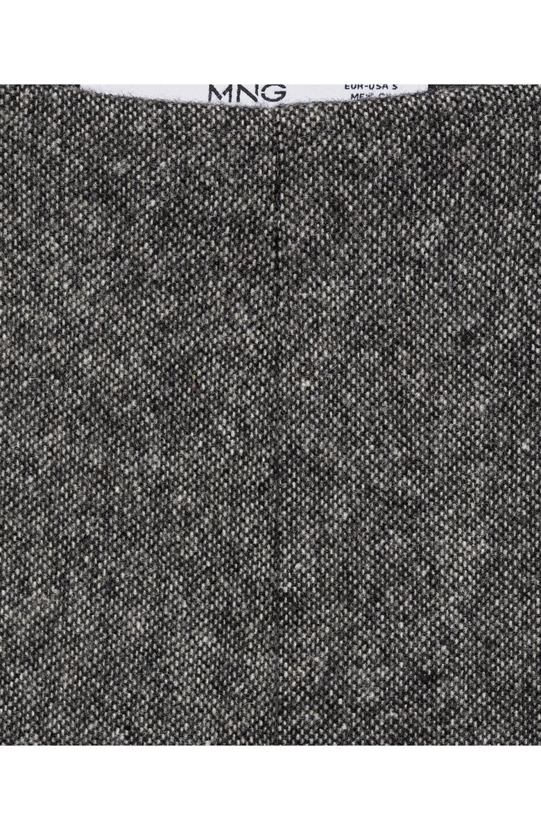 MANGO Marbled Wool-Blend Suit Pants, Alternate, color, 