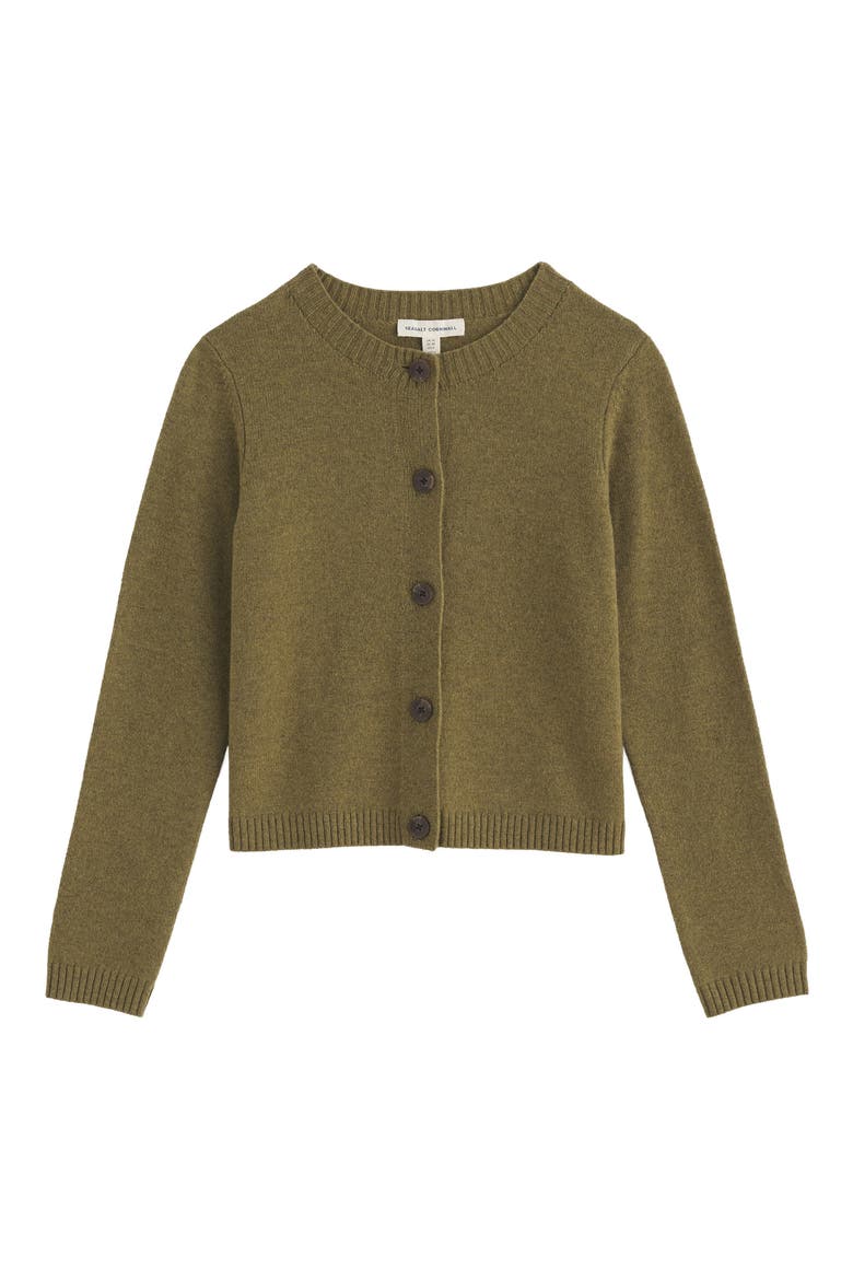 Tern Tide Merino Wool Blend Cardigan, Alternate, color, SEAGRASS