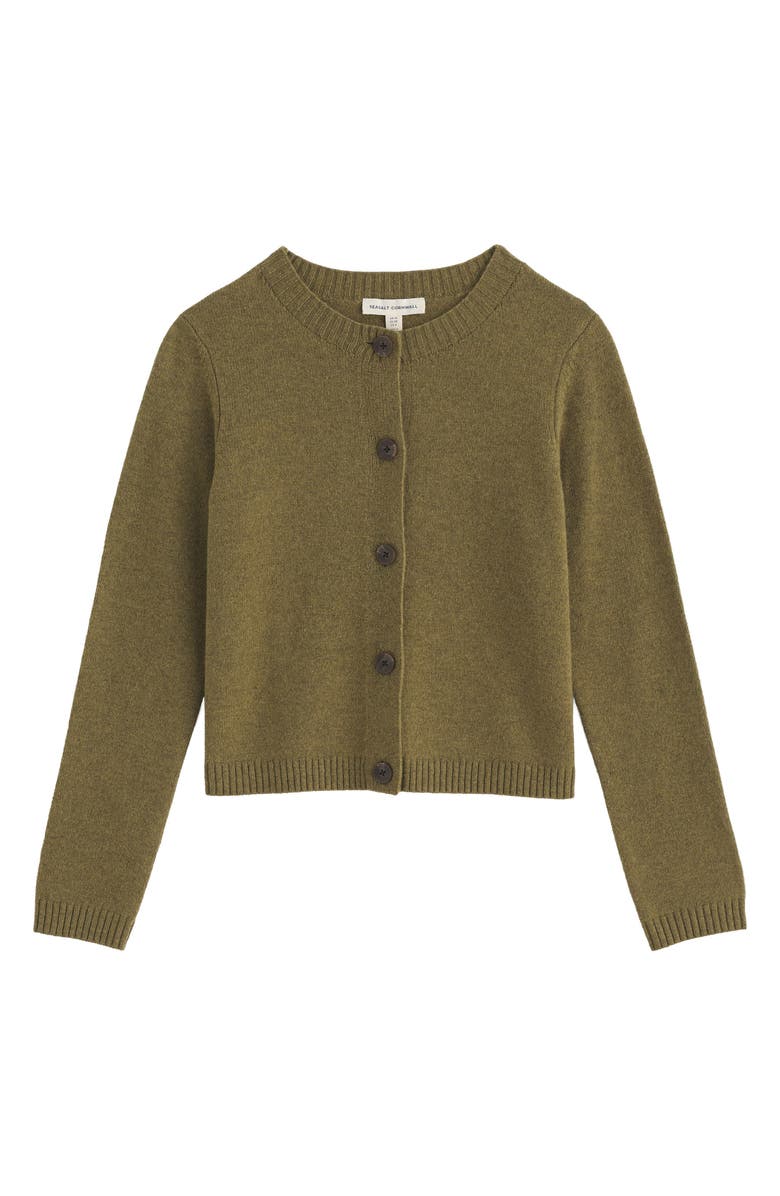 Seasalt Cornwall Tern Tide Merino Wool Blend Cardigan, Alternate, color, Seagrass