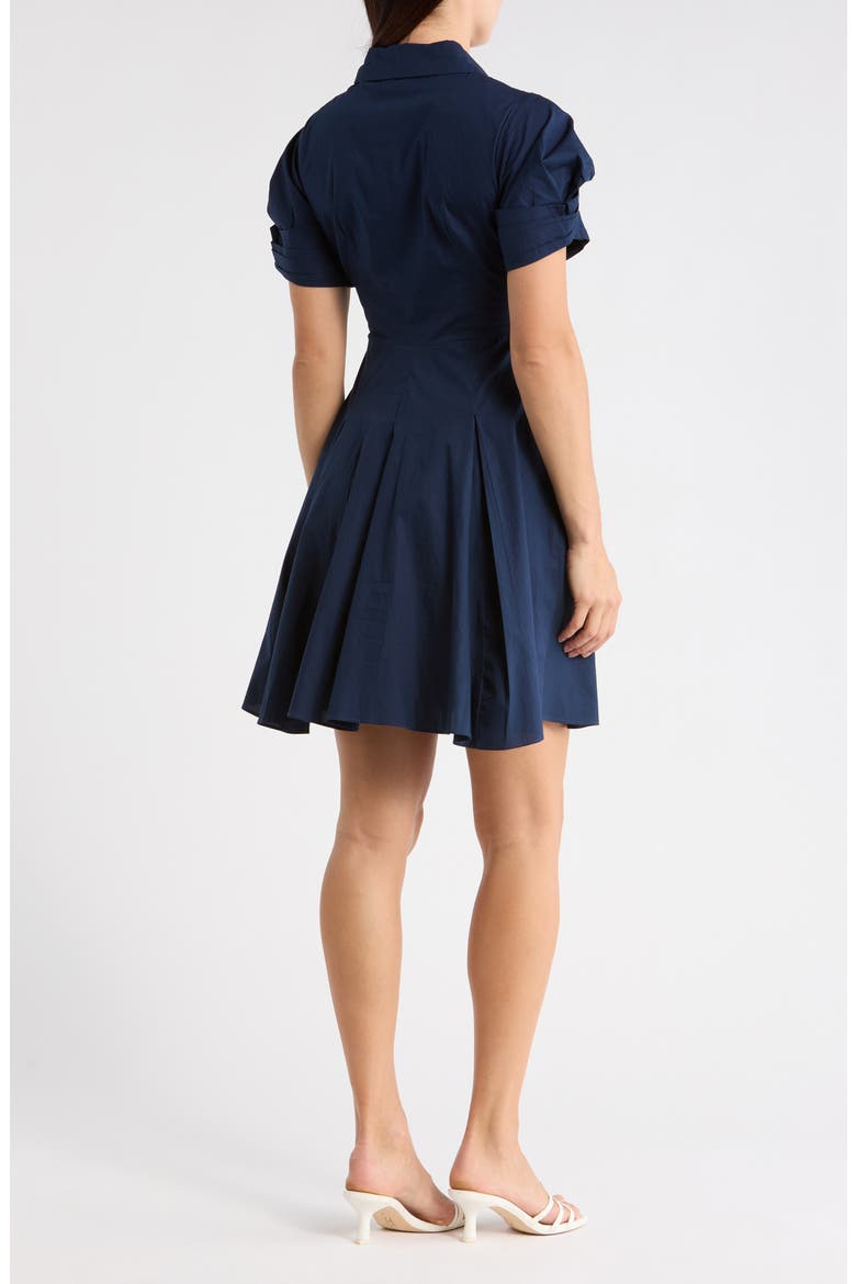 Balloon Sleeve Shirtdress, Alternate, color, CLASSIC NAVY