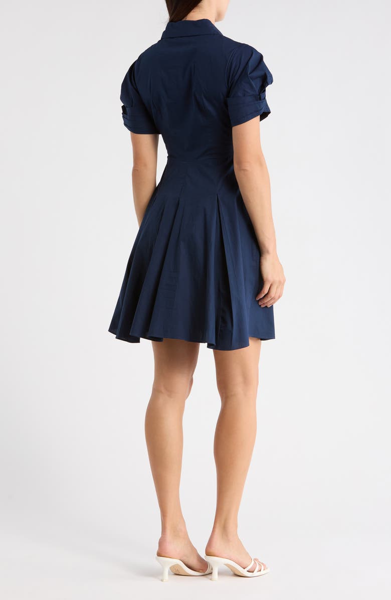 Ted Baker Balloon Sleeve Shirtdress, Alternate, color, Classic Navy
