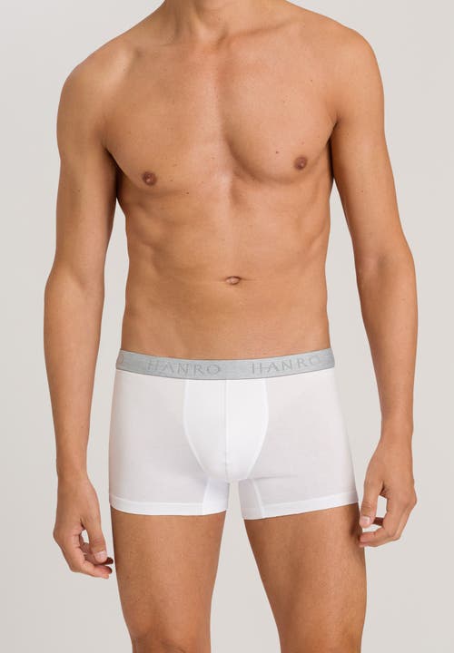 Hanro Cotton Essentials Boxer Brief 2pk In White