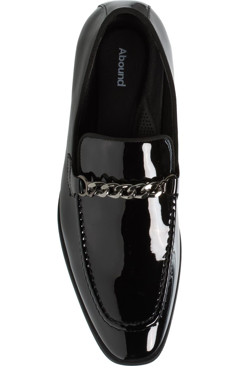 Abound Soren Chain Patent Loafer, Alternate, color, Black Patent