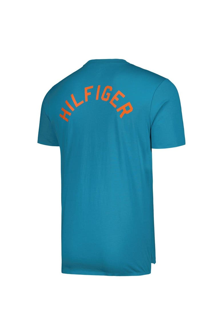 Men's Tommy Hilfiger Aqua Miami Dolphins Liam T-Shirt, Alternate, color, Aqua