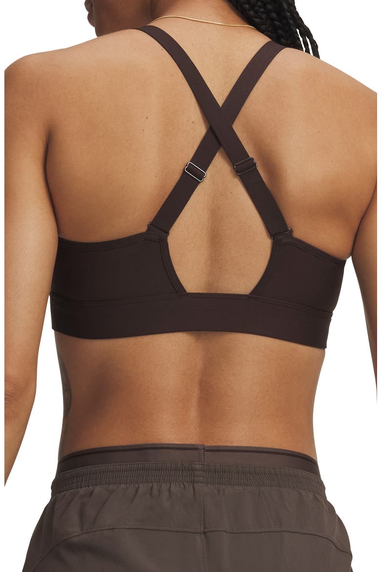 Continuum Mid Impact Racerback Sports Bra, Alternate, color, KONA BROWN