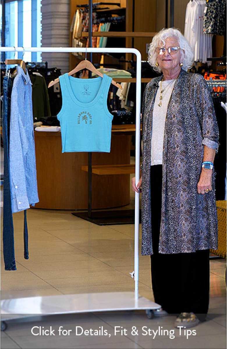 Under Palm Trees Cotton Crop Graphic Tank, sales video thumbnail