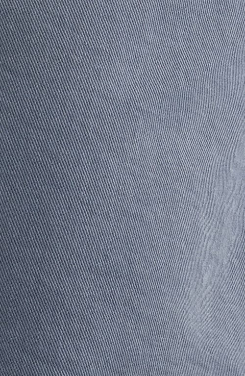 Ag Everett Sueded Stretch Sateen Slim Straight Leg Pants In Blue