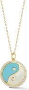 SPHERA MILANO Yin Yang Pendant Necklace