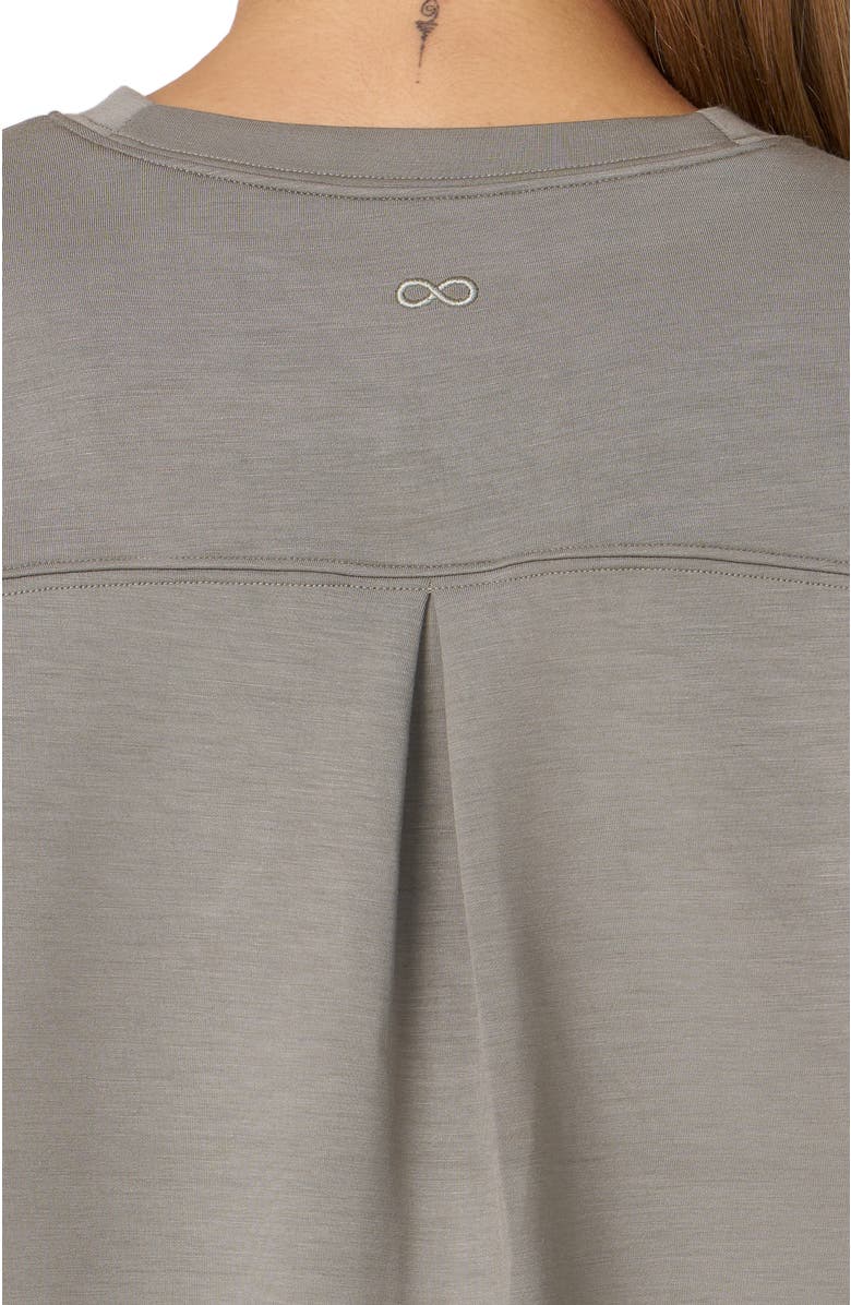 Rebody Active Essential Scuba Knit Crewneck Sweatshirt, Alternate, color, Desert Sage