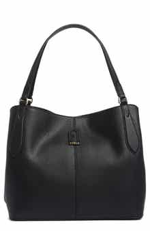 Furla Dafne Medium Leather Hobo Bag