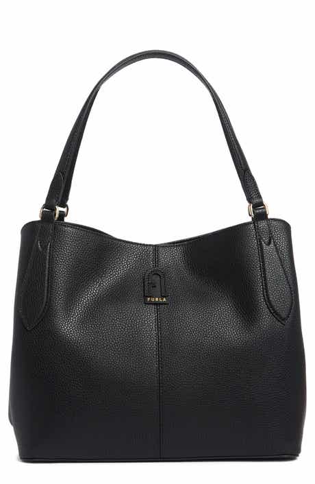 Furla Dafne Medium Leather Hobo Bag